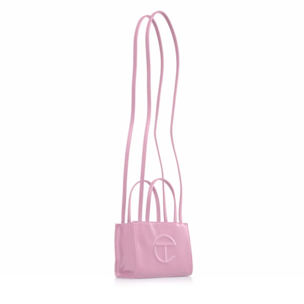 Small Bubblegum Telfar with Dust Bag